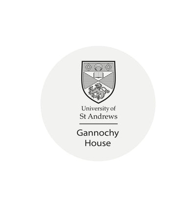 White Gannochy House Sticker